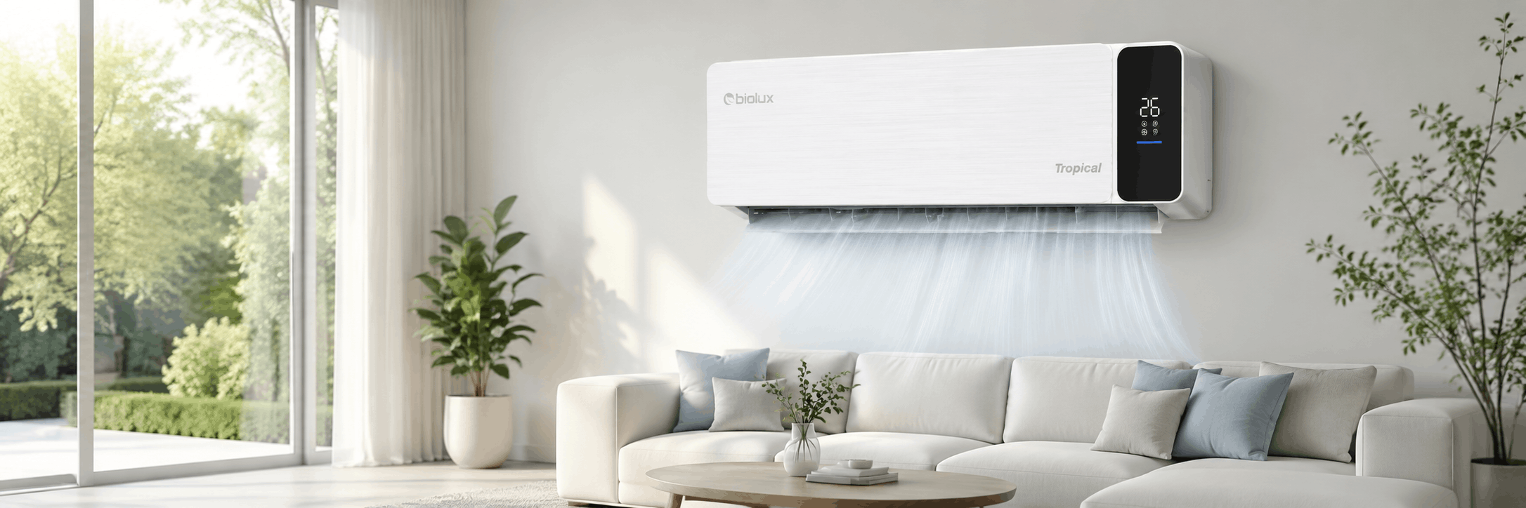 Climatiseur BIOLUX 9000BTU INVERTER TROPICALISÉ T3 / Chaud Froid